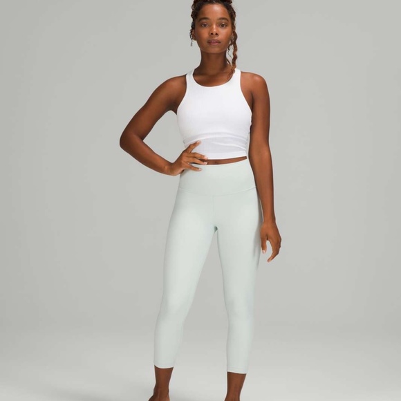 lululemon athletica Pants - Lululemon Align™ High-Rise Crop 23" in Delicate Mint - Size 4 - EUC